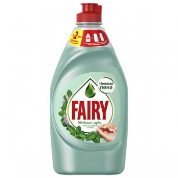 Средство для посуды Fairy 450мл. Нежные руки. Чайное дерево и мята  арт.603143