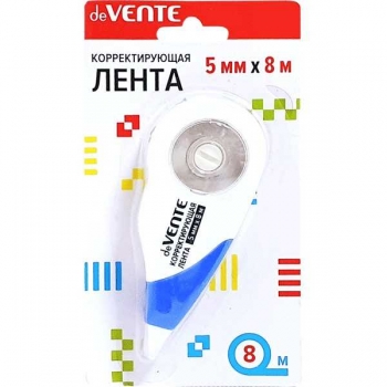 Штрих-корректор в ленте deVENTE 5мм*8м в картон. блистере арт.4062201