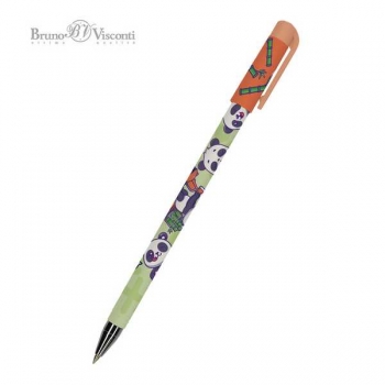 Ручка шариковая Bruno Visconti HappyWrite. KAWAII ANIMALS.Мишка, 0,5мм, синяя арт.20-0215/60