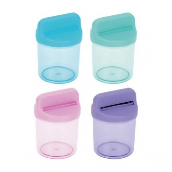 Подставка для скрепок магнитная СТАММ, без скрепок, пастельные цвета, ассорти  арт.ПС-30878