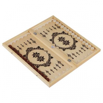 Игра настольная   ТРИ СОВЫ Нарды деревянные с деревянной доской 400*400мм арт.НИ_343620