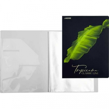 Папка  А4 с 20 вкл. deVENTE Tropicana, 400 мкм, фактура песок тиснение фольгой арт. 3101229