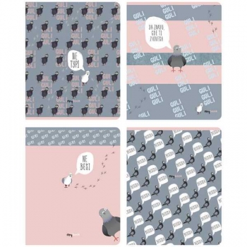 Тетрадь 96л в клетку BG Guli-guli, выб. лак арт.Т5ск96_вл 10368