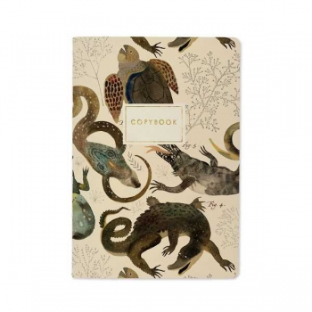 Тетрадь 40л в клетку Bruno Visconti Рептилии арт.7-40-001/65