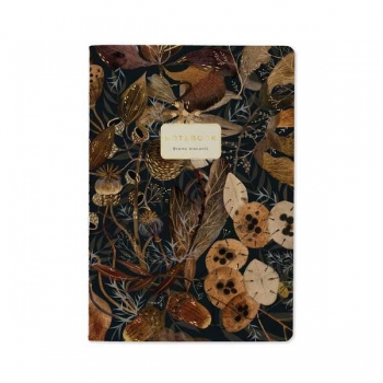 Тетрадь 40л в клетку Bruno Visconti Букет осени  арт.7-40-001/158