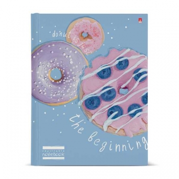 Тетрадь А5 80л на кольцах Альт DONUT, 7БЦ со сменным блоком арт.7-80-081/18