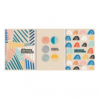 Тетрадь А4 80л в клетку на спирали BG Creative solutions арт.Т4гр80 12048