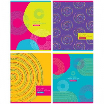 Тетрадь 96л в клетку BG Circle design арт.Т5ск96 11097