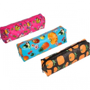 Пенал мягкий прямоугольный 200х70х35 Attomex Summer, иск. кожа с рисунком, ассорти 3 дизайна арт.7020305