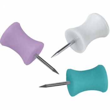 Кнопки канцелярские силовые deVENTE Pastel, 9,4 мм/30 шт., цветные, в карт. коробке  арт.4132313