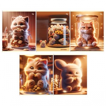 Тетрадь 48л в клетку BG В банке арт.Т5ск48_61089