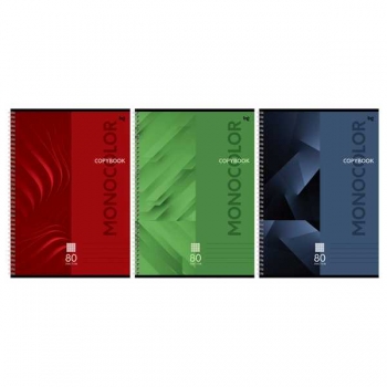 Тетрадь А4 80л в клетку на спирали BG Monocolor. Classic  арт.Т4гр80 63257