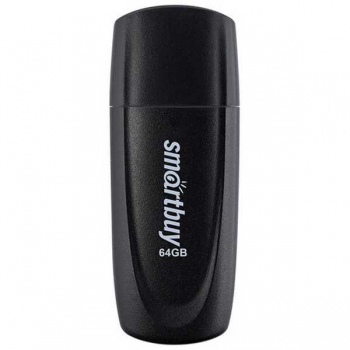 Карта памяти USB (флэш-накопитель) 64Gb Smartbuy Scout USB 2.0, черная арт.SB064GB2SCK
