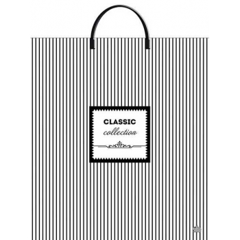 Мешок 44х40см ПВД 100мкм с пластиковой ручкой, Классическая полоска  арт.н00269916