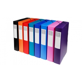 Папка на резинках 60 мм. Exacompta пласт., ассорти арт.5980E