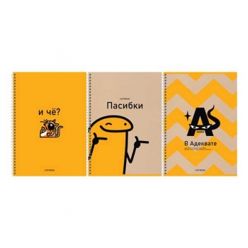 Тетрадь А4 96л в клетку на спирали BG Все путем, глянцевая ламинация арт.Т4гр96_лг 11926