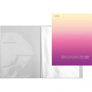 Папка  А4 с 20 вкл. deVENTE Degrade, 400 мкм, фактура песок тиснение фольгой арт. 3101314