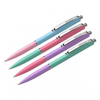 Ручка шариковая автоматическая Schneider K15, 1,0мм, синяя, корпус пастель микс ассорти арт.130830