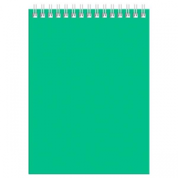 Блокнот А5 60л на гребне BG Для конференций, зеленый арт.Б5гр60 8591