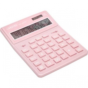 Калькулятор deVENTE DD-4442R 12 разр., 2пит., двухуровн.память, 155*204*33мм, пудровый арт.4031318