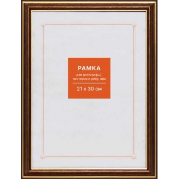 Фоторамка FC пластиковая, 21*30см, цвет бронза №2 арт.RP 280 21*30