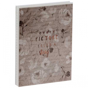 Фотоальбом 11х16см,  36 фото 10х15см, ArtSpace Delicate,ПП карман,мягкая обл.,переплет-термосварка  арт.PA_22324