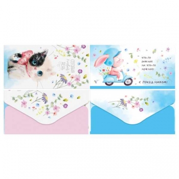 Конверт для денег 85*164мм MESHU Childish, мат. ламинация арт.MS_65063