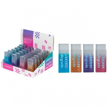 Ластик deVENTE Degrade 54*19*10,5мм тонир. с переходом в прозрач. арт. 4070401