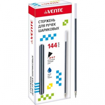 Стержень deVENTE 138мм/0.7мм, Vista для шариковых ручек, синий арт.5075708
