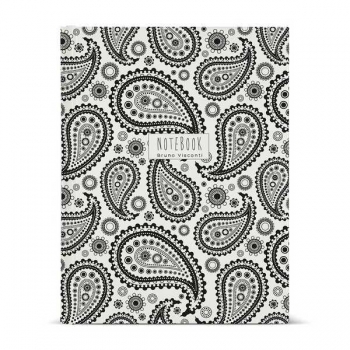 Тетрадь А5 80л на кольцах Альт BLACKWHITE.NEW, 7БЦ со сменным блоком арт.7-80-081/33