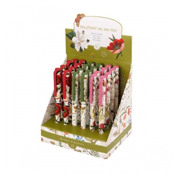 Ручка шариковая Bruno Visconti FLORA. BLOOM FLOWERS, 0.7мм,синяя,чернила на масл.основе,ассорти 3 вида арт.20-0293/17