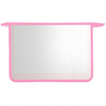 Папка д/тетр. А4 цветная на молнии арт.ПТ-8 офис/ПУРПУРНО-РОЗОВЫЙ