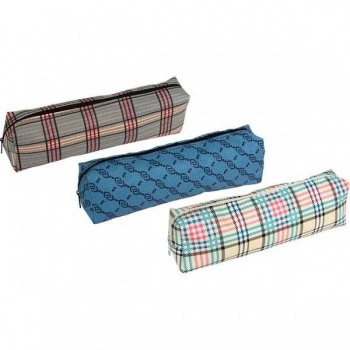 Пенал мягкий прямоугольный 200х70х35 Attomex Pattern, текстильный с рис., ассорти арт.7029536