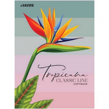 Тетрадь А4 96л в клетку deVENTE Tropicana на скобе арт.2058402