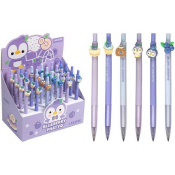 Карандаш автоматический 2мм deVENTE Blueberry Pinguin ВЕЧНЫЙ с наконеч. из спец. металлич. сплава, ассорти арт.5010424