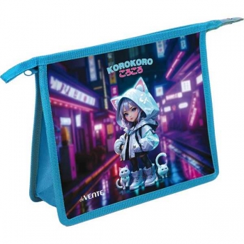 Папка д/тетр. А5 на молнии, картон/пластик deVENTE Korokoro 3D (243*200*80мм) арт.8056565