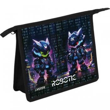 Папка д/тетр. А5 на молнии, картон/пластик deVENTE Robotic (243*200*80мм) арт.8056567