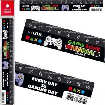 Линейка 16 см deVENTE Gamer пластиковая с дизайном арт.5091524