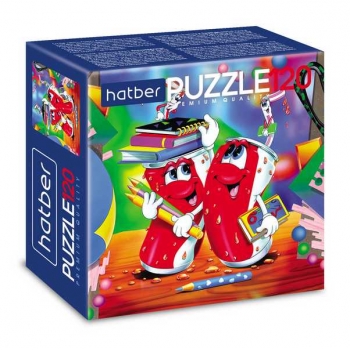 Пазл 120 эл. Hatber Premium Учись ярко!, 150х150мм арт.120ПЗ5_03161