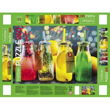 Пазл 260 эл. Hatber ECO Ассорти, 220х330мм, 8 дизайнов арт.260ПЗ4/070687