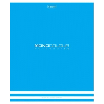 Тетрадь 96л в клетку Hatber MONOCOLOUR, мат. ламинация, тиснение ассорти арт.96Т5лтВ1/080263