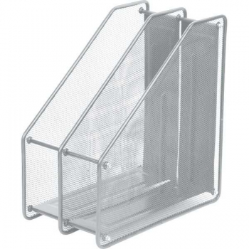 Лоток deVENTE вертикальный 2-х секционный, стальной мэш, 15х28х35,3 см, серый арт. 3041007