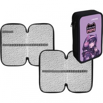 Пенал л/т 2-отдел. 205х120 deVENTE Kawaii Mimi, конгрев, фольга арт.7012508