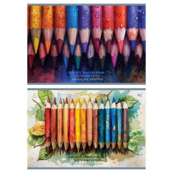 Альбом для рисов. А4 40л. BG Карандаши, клеевое скрепление арт.АР4скл40 62616