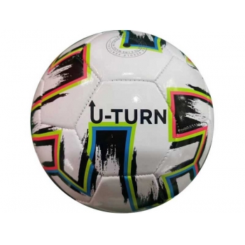 Мяч футбольный, №5, окружность 68-70см, 280-300г., PVC, цвет микс  арт.МБ-2414