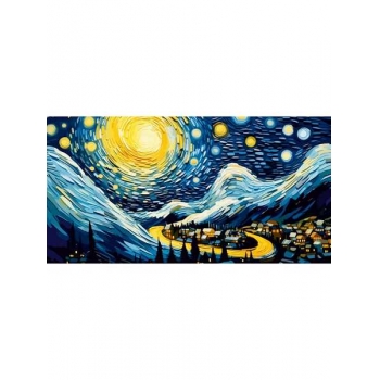 Конверт для денег 83*162мм Optima Ночь, УФ-лак арт.1-04-0506