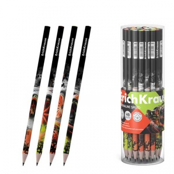 Карандаш ErichKrause HB ч/гр. Adrenaline Speed, круглый, пластиковый арт.62773