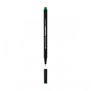 Ручка капиллярная Bruno Visconti Slimline, 0.36мм, зеленая арт.36-0037