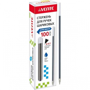 Стержень deVENTE 139мм/0.7мм, игольчатый пишущий узел, для шариковых ручек, синий арт.5075707