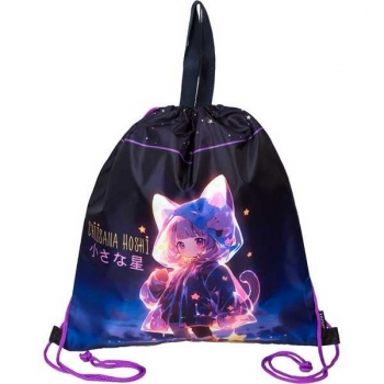 Мешок для обуви deVENTE 1-отделение 38x43 см, Chiisana Hoshi водоотталкивающ. ткань, верев. завязка арт. 7040508